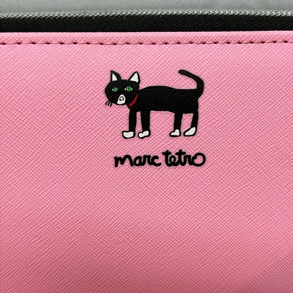 New MarcTetro pink cat wallet “MY CAT ❤️” - Picture 6 of 10